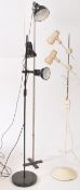 THREE 20TH CENTURY STANDARD SPOT LAMPS / FLOOR LAMPS
