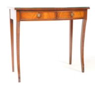 GEORGE III REVIVAL MAHOGANY WRITING TABLE DESK