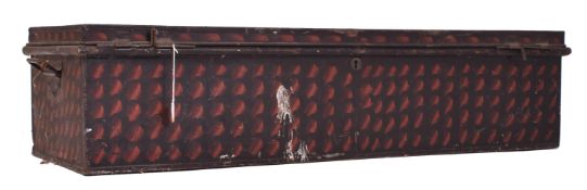 AFRICAN CAMPAIGN MILITARY METAL CHEST TRUNK