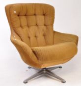 MANNER OF GREAVES & THOMAS MID CENTURY SWIVEL ARMCHAIR