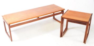 G-PLAN FURNITURE QUADRILLE RANGE TEAK NEST OF TABLES