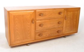 ERCOL - WINDSOR RANGE - MID CENTURY ELM SIDEBOARD