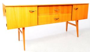 MEREDEW FURNITURE - HIGH GLOSS BLOND WOOD DRESSING TABLE