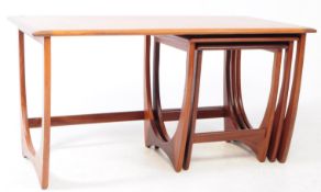 G-PLAN FURNITURE - FRESCO RANGE TEAK WOOD NEST OF TABLES