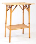VICTORIAN 19TH CENTURY AESTHETIC MOVEMENT BAMBOO TABLE