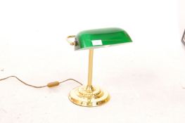 VINTAGE 20TH CENTURY BANKERS LAMP