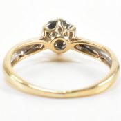 18CT GOLD & DIAMOND CLUSTER RING