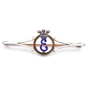ROYAL INTEREST EDWARD PRINCE OF WALES CASED BAR BROOCH PIN