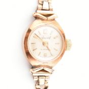 HALLMARKED 9CT GOLD ACCURIST LADIES WRISTWATCH