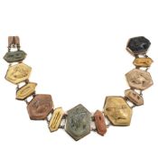 19TH CENTURY GRAND TOUR POMPEI LAVA CAMEO BRACELET