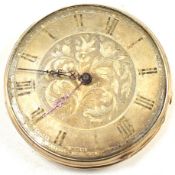 18CT GOLD SWISS POCKET WATCH