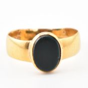 HALLMARKED 22CT GOLD & BLOODSTONE RING