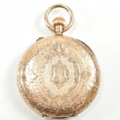 14CT GOLD POCKET FOB POCKET WATCH