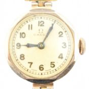 HALLMARKED 9CT GOLD OMEGA LADIES DRESS WATCH