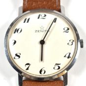 ZENITH WRISTWATCH WITH LEATHER STRAP