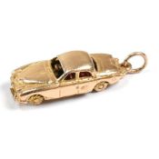HALLMARKED 9CT GOLD CAR CHARM