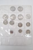COLLECTION OF 18TH & 19TH CENTURY SILVER COINS