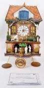 THE BRADFORD EXCHANGE- THE SPIRIT OF THE BOWLS CUCKOO CLOCK