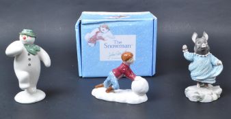 BESWICK - ROYAL DOULTON - COLLECTION OF THREE CONTEMPORARY FIGURES