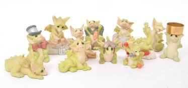 REAL MUSGRAVE - POCKET DRAGONS - COLLECTION OF TWELVE RESIN FIGURES