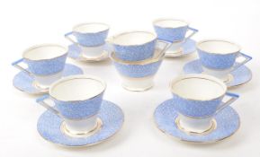 COLLECTION OF EARLY 20TH-CENTURY ART DECO TEA SERVICE PIECES