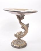 LATE 19TH CENTURY SILVER PLATE CUTAJAR WORKS TAZZA STAND