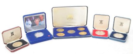 COLLECTION OF COMMEMORATIVE & SILVER PROOF COINS