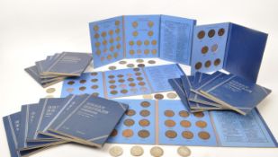 WHITMAN - NINETEEN PART COMPLETE BRITAIN COIN FOLDERS