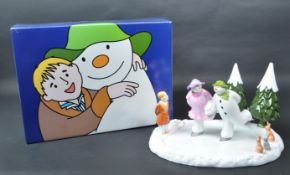 COALPORT CHARACTERS - THE SNOWMAN - 'ICE DANCE' CERAMIC FIGURINE