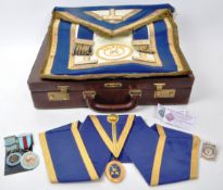 COLLECTION OF VINTAGE 20TH CENTURY BRISTOL MASONIC ITEMS