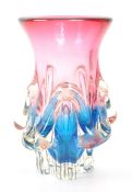 JOSEF HOSPODKA FOR CHRIBSKA - MID CENTURY CZECH GLASS VASE