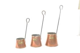SET OF THREE GRADUATING CIDER MEASURES