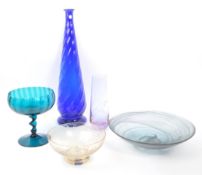 COLLECTION OF MID CENTURY GLASSWARE