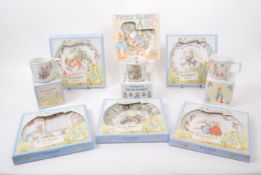 BEATRIX POTTER - COLLECTION OF PETER RABBIT ITEMS BY WEDGWOOD