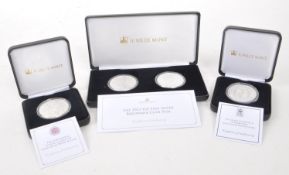 JUBILEE MINT - FOUR SILVER PROOF COINS