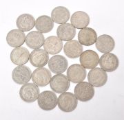 COLLECTION OF BRITIHS .500 SILVER COINS