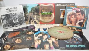 COLLECTION OF THIRTEEN VINTAGE 20TH CENTURY VINYL RECORDS