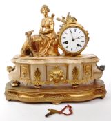 JAPY FILS - ANTIQUE 19TH CENTURY MANTEL CLOCK