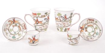 STAFFORDSHIRE ENGLAND MID CENTURY BONE CHINA COFFEE SERVICE PIECES