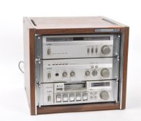 AIWA - VINTAGE LATE 20TH CENTURY HI-FI STACKING SYSTEM