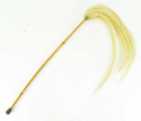 QING BAMBOO HORSE HAIR FLY SWAT 清 竹马毛掸子