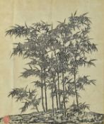 VINTAGE CHINESE WOODBLOCK RUBBING FRAMED 灌县文物保管所拓片