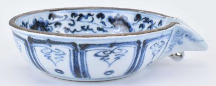 .YUAN OR LATER BLUE AND WHITE 