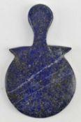 AN AFGHANISTAN LAPIS LAZULI IDOL 阿富汗青金石神像