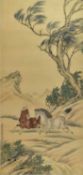 AFTER JIAO BINGZHEN (1689-1726) - HORSES 清 焦秉贞款 柳荫骏马