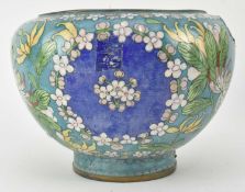 QING DYNASTY CLOISONNE ENAMELLED CENSER JARDINIERE 清 掐丝珐琅香炉