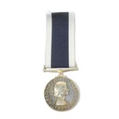 QUEEN ELIZABETH II - UNNAMED NAVAL LONG SERVICE & GOOD CONDUCT MEDAL