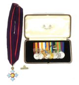MEDAL GROUP - SOUTH AFRICA CAMPAIGN TO CBE - MAJOR HAMMERSLEY-SMITH