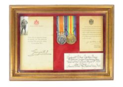 WWI MEDALS - LIEUTENANT IN THE CANADIAN INFANTRY