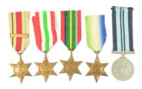 WWII MEDALS - GROUP TO INCLUDE INDIA 1939-45 MEDAL